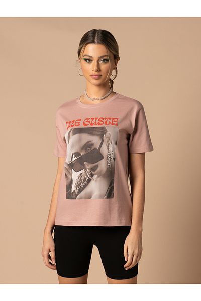 URBAN HAUL By Styli Regular Fit Me Gusta Graphic T-Shirt