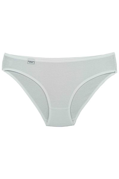 Bluence Λευκό Χαμηλόμεσο Lycra Cotton Slip 12 Τεμάχια
