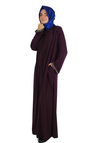 Bluence Λαβή με πέτρα με φερμουάρ Plum Ferace Yaylaks