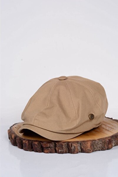mercantoptan 100% bumbac Summer Model British 8 Piese Cap and Hat