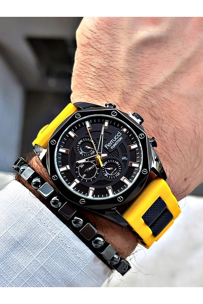 Ferrucci Function Fcf.14521Fs Silicone Cord Men's Wristwatch
