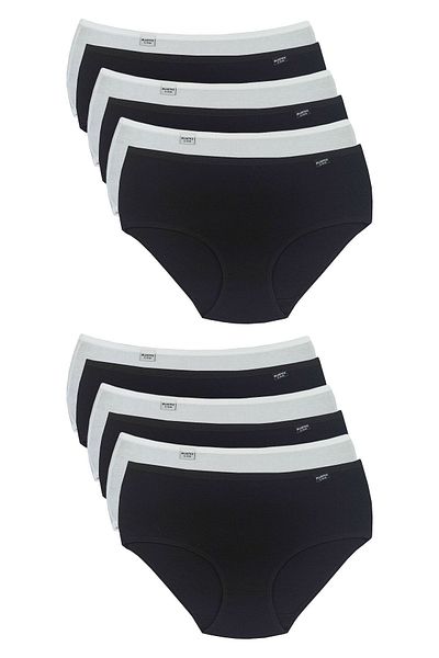 Bluence Μικτό Χρώμα Ψηλόμεσο Lycra Βαμβακερό Σλιπ Bato 12 Τεμάχια
