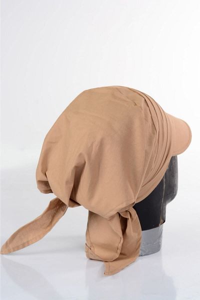 mercantoptan Women's Safari Tie-Up Scarf with Brim Bandana Beach Hat