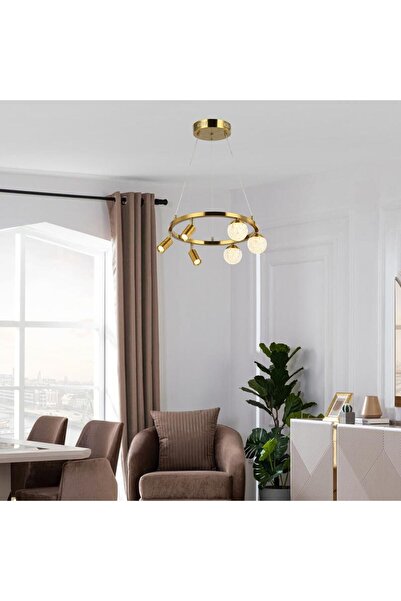 LUCEA Branco 3+3 Lu Eskıtme Ledlı Avıze 400 Mm Kademelı