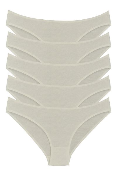 Bluence Χαμηλή μέση Lycra Viscose Slip 5 Τεμάχια