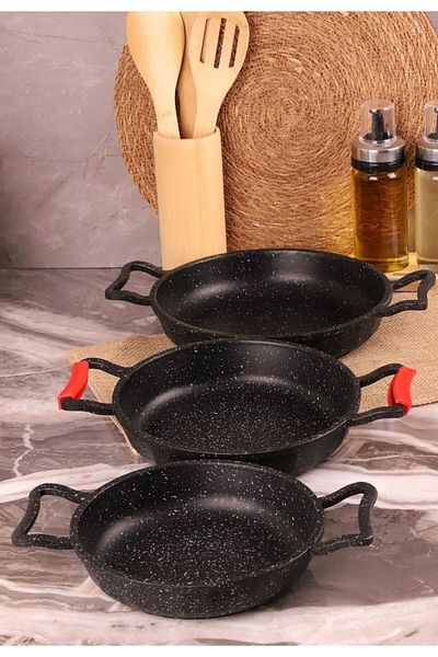 Bambum Diez - 3-Piece - Sahan - Pan Set Black (18-20-22CM)