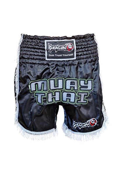 Dragondo MT3020 Muay Thai Apache Şort Püsküllü Şort Püsküllü Muay Thai Şort