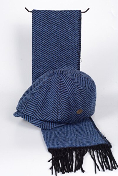 mercantoptan Model Peaky Blinders BalıkSırtı Kışlık Kasket Şapka Atkı Hediyel...