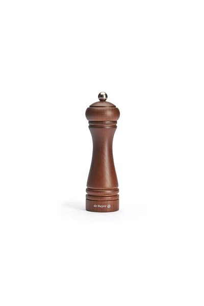 De Buyer 18 cm Wide Wooden Spice Mill