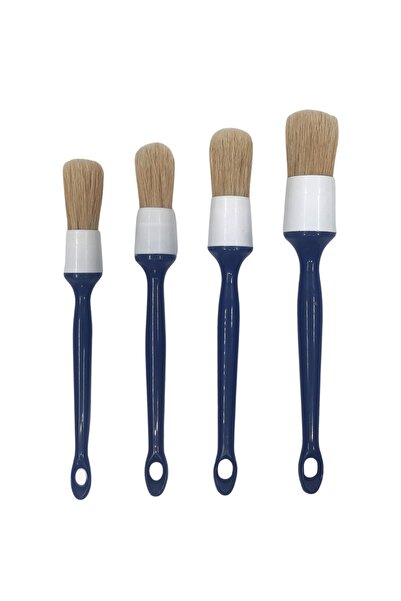 Apex Araba Detay Temizlik Fırçası, Araç Detaylı Temizlik Fırça Seti, Oto Detay Fırçası 4 Adet Yumuşak