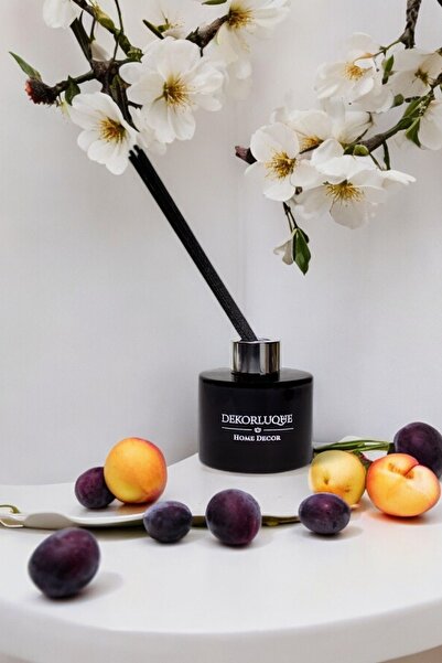 DEKORLUQUE Magnolia Cherry Oda Kokusu Siyah Çubuklu Ortam Kokusu Ofis Parfüm ...