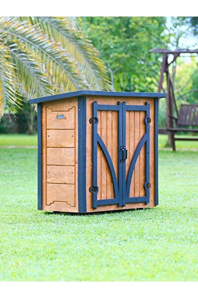 MANDU Ahşap Bahçe Depolama Dolabı 190lt