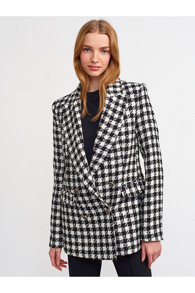 Dilvin 60334 Jachetă blazer-neagră