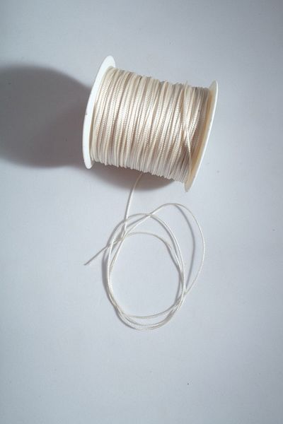 Eskişehir hobi sanat Σετ κορδόνι αλεξίπτωτου 100 μέτρων σε κρεμ χρώμα - Σετ βραχιόλι και κολιέ