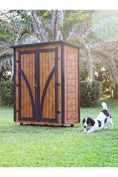 MANDU Ahşap Bahçe Depolama Dolabı 800lt