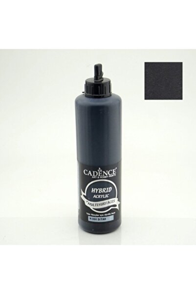 Cadence Boya Hybrıd Akrilik Multısurfaces H-060 Siyah 500ml