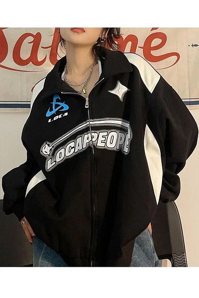 Köstebek Loca Thick Fabric Zippered Sweatshirt