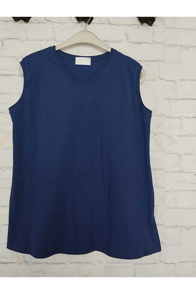 anne moda ankara Βαμβακερό Χτενισμένο Καλοκαιρινό Αμάνικο Εσώρουχο - Buluz
