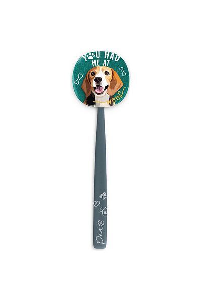 Flipper Pets Hygienic Storage Container And Adult Toothbrush Set-beagle Dog
