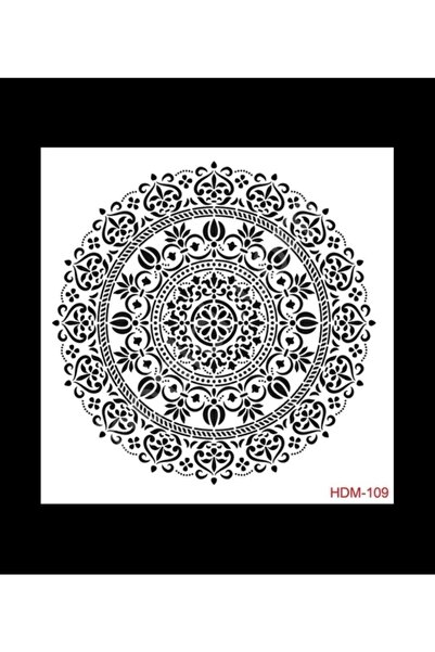 Cadence Mandala Stencil Hdm109 Home Dekor Stencil 25x25