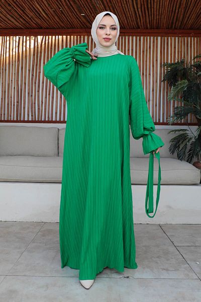 KADEEM Φόρεμα Oversize Ruffle Sleeve-Lara ύφασμα