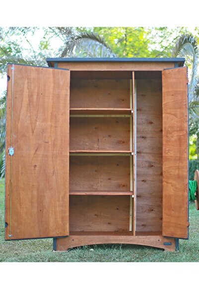 MANDU Ahşap Çok Amaçlı Bahçe Depolama Dolabı