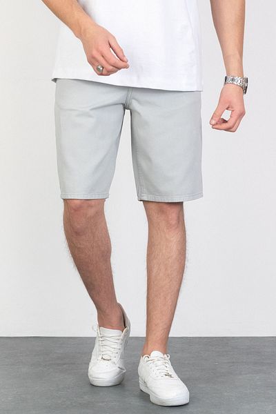 HLT JEANS Ανδρικό Baby Blue Baggy Fit Relaxed Cut 100% βαμβακερό τζιν Χαλαρό τζιν Τζιν σορτς MARTIN-BABY BLUE