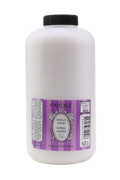 Cadence Su Bazlı Akrilik Vernik (parlak) 2000ml (2 Lt).