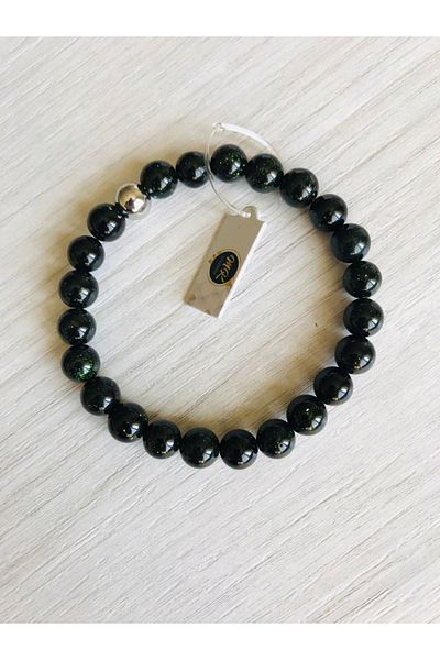 MK tasarım Real Green Star Stone Bracelet