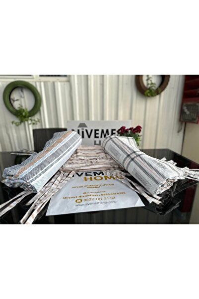 NİVEMESHOME Κουρτίνα μπαλκονιού με μπλε σχέδιο με κορδόνι και κουρτίνα φόντου με κορδόνια