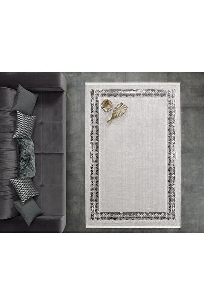 GÜMÜŞSUYU Halı Black&brown 11298 Gri