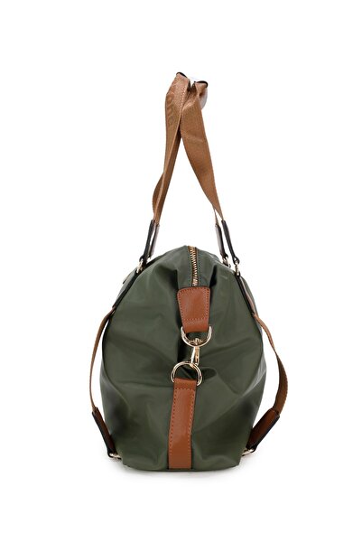 Shinzone Kadın Saten Valiz Haki Çanta