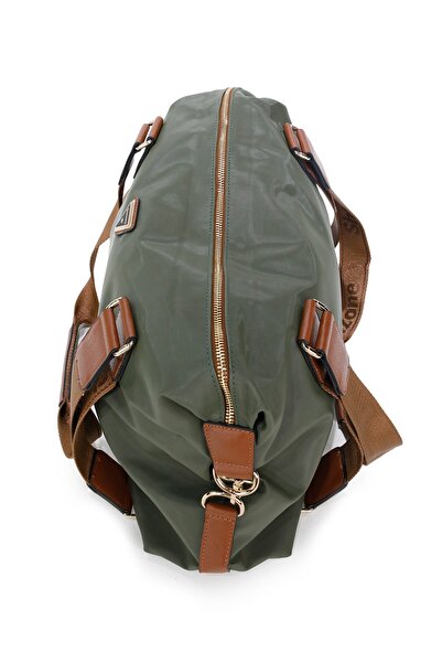 Shinzone Kadın Saten Valiz Haki Çanta