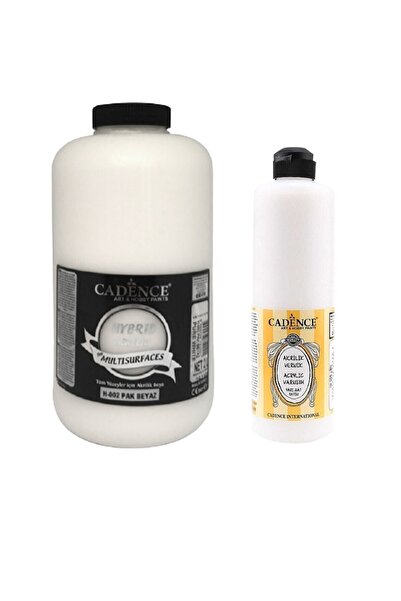 Cadence Boya Pak Beyaz Hybrid Multisurface 2 Litre H-002+750ml. Su Bazlı Yarı...