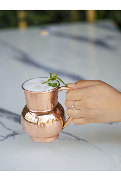 Bakır Concept Champion Model Copper Mug - Set of 2