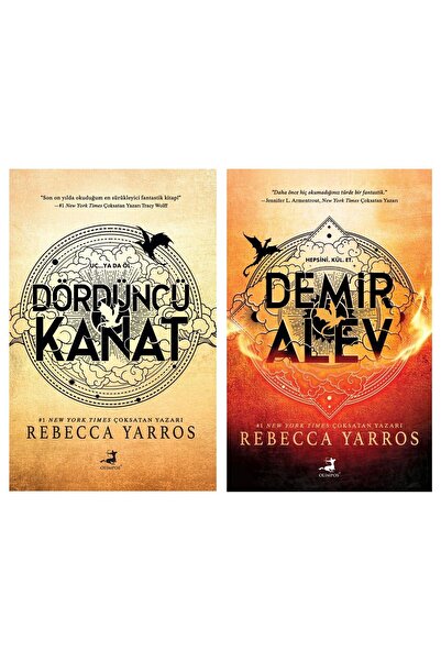 Olimpos Yayınları Dördüncü Kanat - Demir Alev 2 Kitap Set (Rebecca Yarros) Ka...