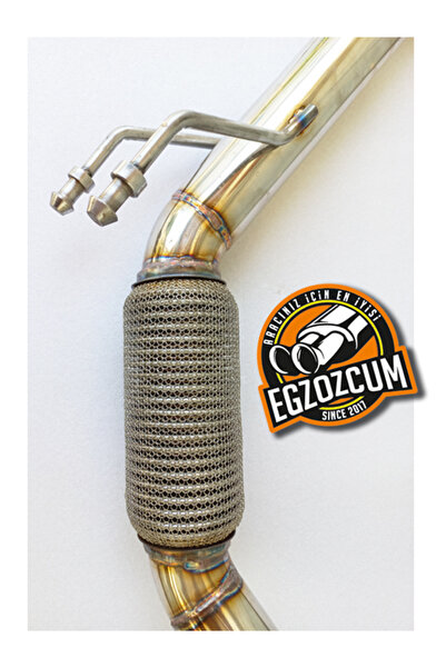 EGZOZCUM Downpipe Seat Leon FR Volkswagen 1.2 / 1.4 Benzinli Uyumlu