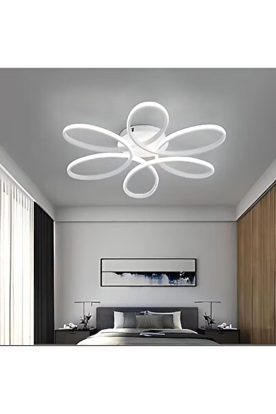 Genel Markalar Minel Dekor Papatya Model Led 50cm, Tavan Lambası, Modern Aydı...
