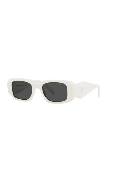 Prada نظارة شمسية نسائية بيضاء - Spr17w 1425s0