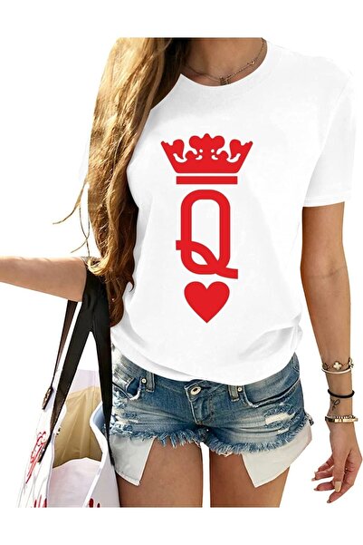 ZEMLİYA Tricou de damă cu imprimeu Queen