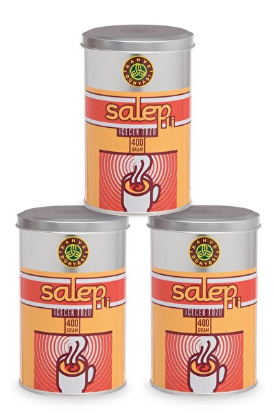 Kahve Dünyası Salep 400g Teneke Kutu 3'lü