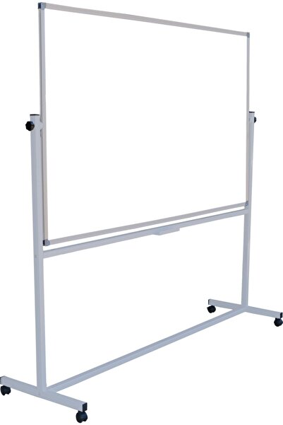 ABC 120x200 Mobil Çift Taraflı Tekerlekli Brifing Yazı Tahtası - Ofis brifing sunum yazı tahtası