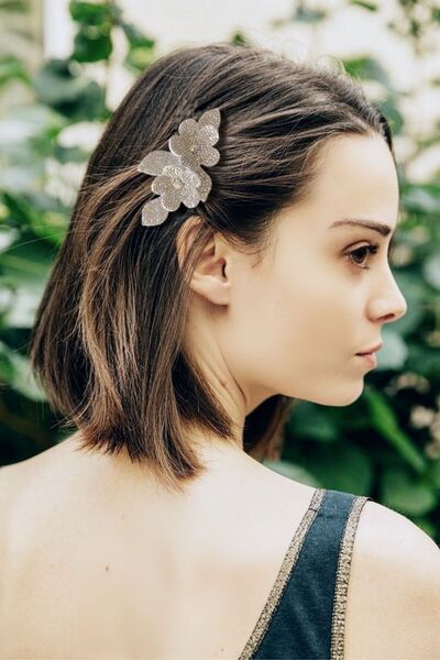 WAHSHE Crystal Stone Hairpin Daisy Hairpin Special Occasion Hairpin