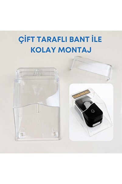 TruvaTicaret Koruyucu Kapak - Kablosuz Kapı Zili Su Geçirmez Kapak