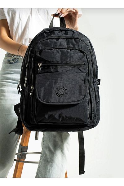 GP GUES POLO SCHOOL BAG MEGA LARGE SIZE MULTI-COMPARTMENT UNISEX BACKPACK