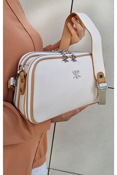 Polo Of Colors Kadın 5 Bölmeli Ayarlanabilir Uzun Askılı Omuz Ve Çapraz Çantası Postacı Çantası