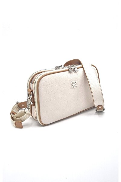 Polo Of Colors Polo Kadın Krem Omuz Çantası