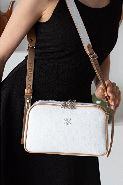 Polo Of Colors Kadın 5 Bölmeli Ayarlanabilir Uzun Askılı Omuz Ve Çapraz Çantası Postacı Çantası