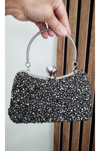 GP GUES POLO Women's Crystal Big Stone Evening Dress Bag