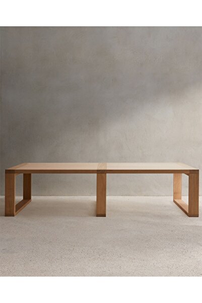 RHİAATELİER Meşe 12 Kişilik Yemek Masası